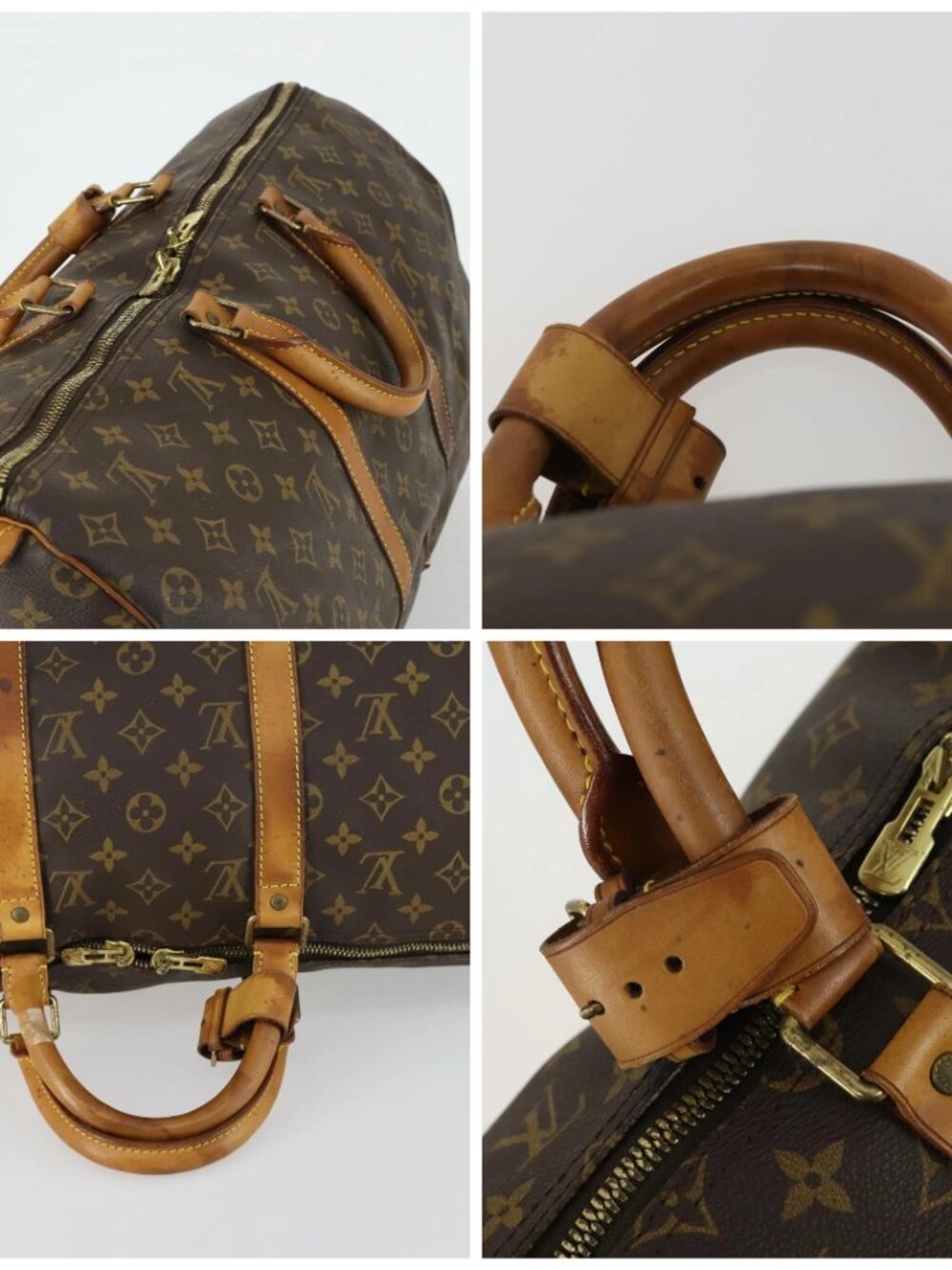 LOUIS VUITTON Monogram Keepall 50 Boston Bag M41426 LV Auth 156594 - Picture 16 of 16